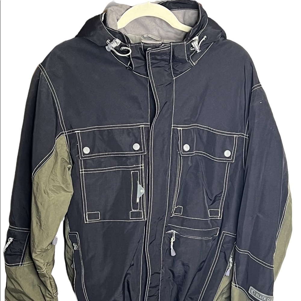 Black Dot Mens Waterproof Jacket